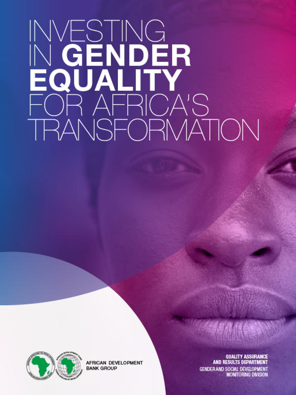 2014-2018_-_Bank_Group_Gender_Strategy-1 AfDB to focus on investing in Gender Equality for Africa’s Transformation