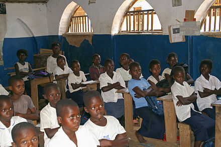 440px-DRC_classroom Democratic Republic of the Congo