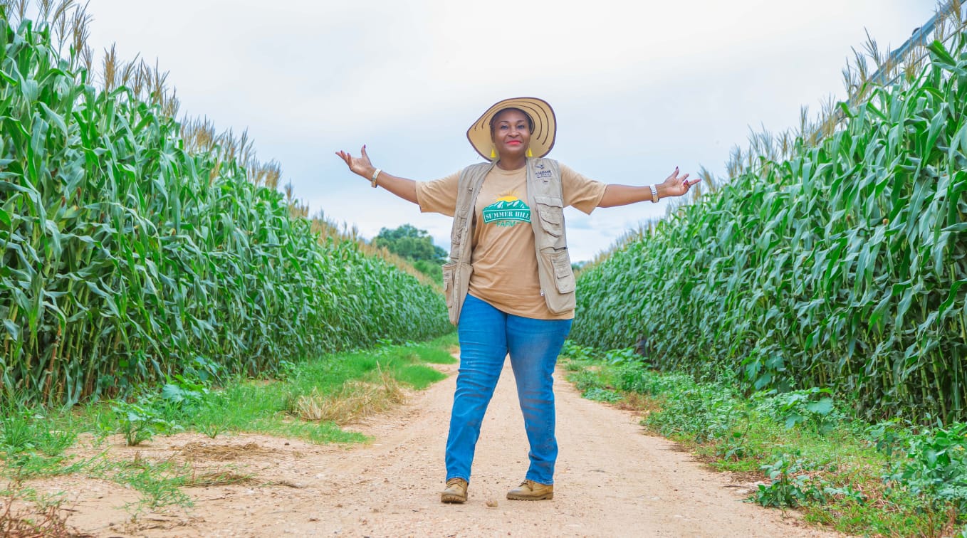 Exclusive with the Philanthropist farmer, Nomhle Mliswa