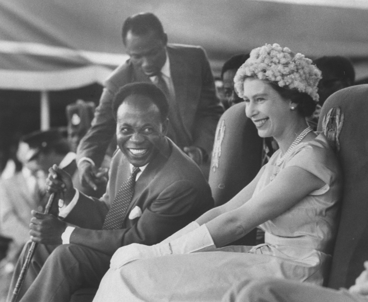 queen-elizabeth-ii-with-kwame-nkrumah-during-her-visit-to-ghana-november-1961-photo-by-paul-schutzerthe-life-picture-collectiongetty-images FOCUS: The late Queen Elizabeth II