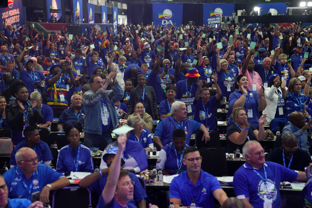 Re-elected DA leader optimistic of a national coalition government.  