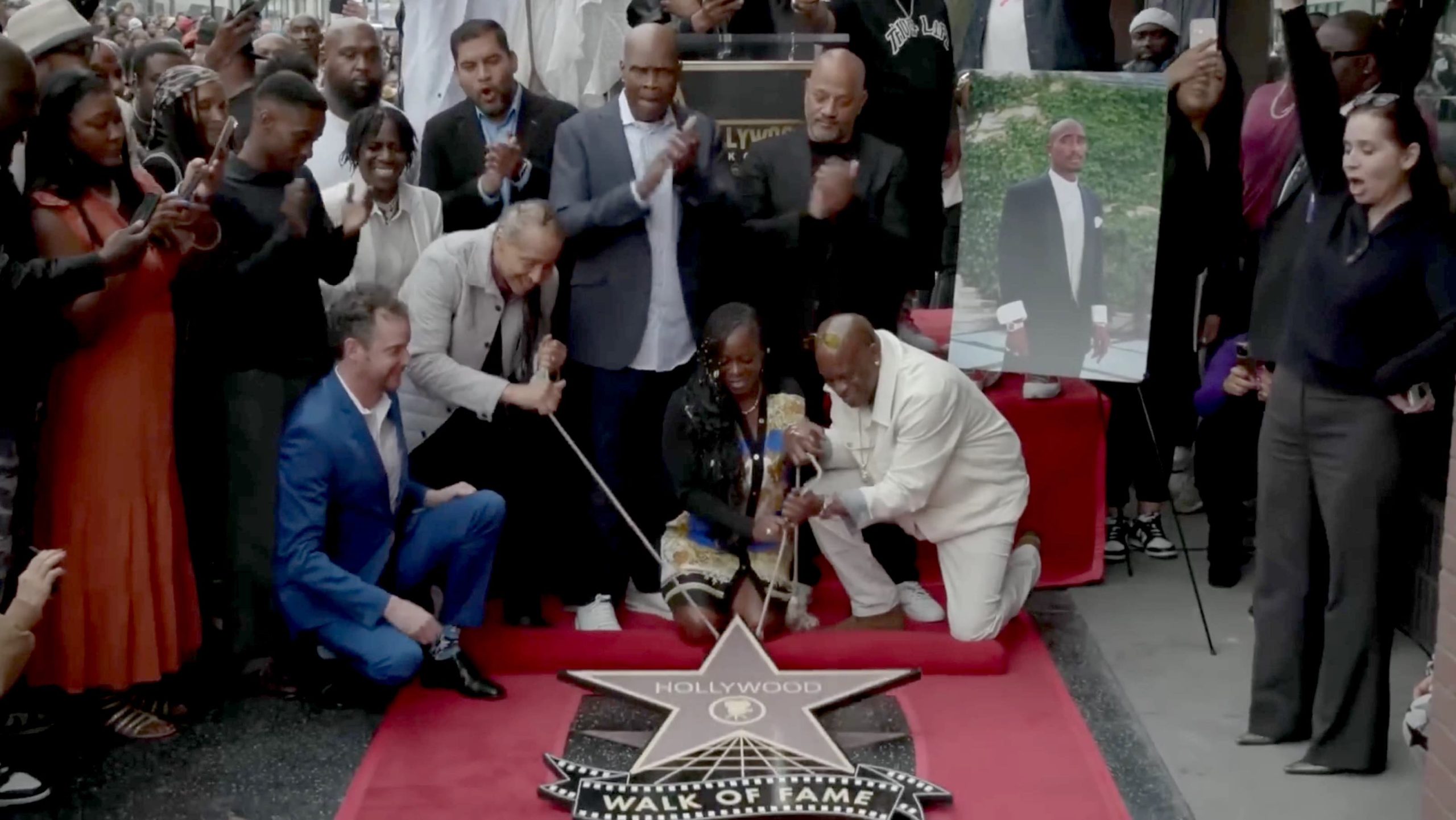 Tupac, honored in Hollywood (finally)