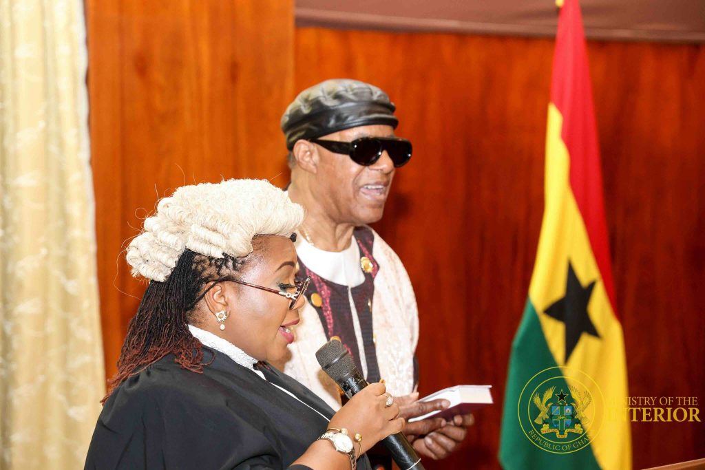 GNd6-OmX0AAV8Fk-1024x683 Stevie Wonder granted Ghanaian citizenship by President Akufo-Addo