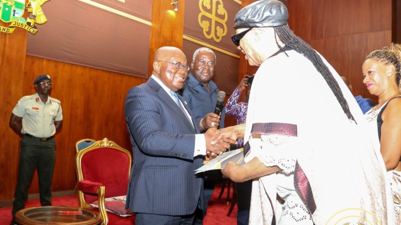 Stevie Wonder granted Ghanaian citizenship by President Akufo-Addo