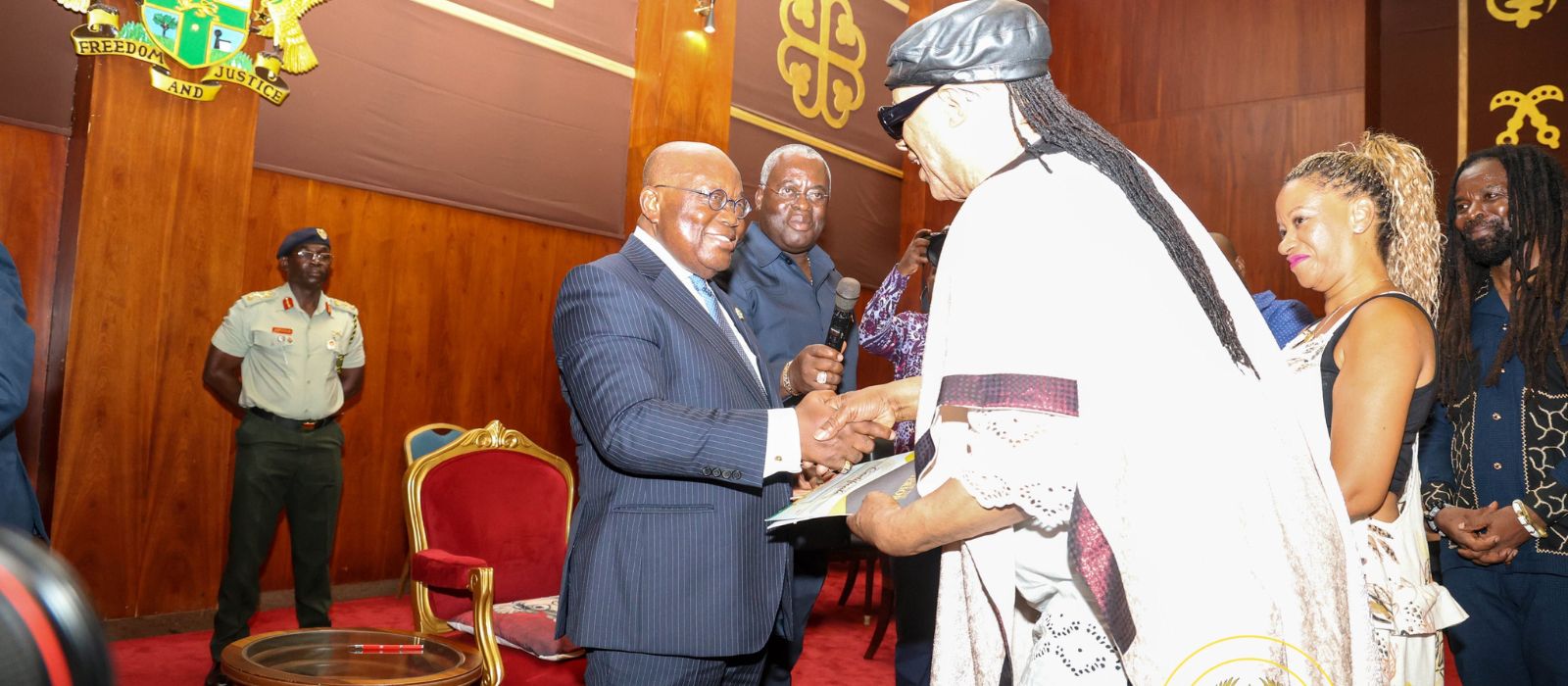 Stevie Wonder granted Ghanaian citizenship by President Akufo-Addo