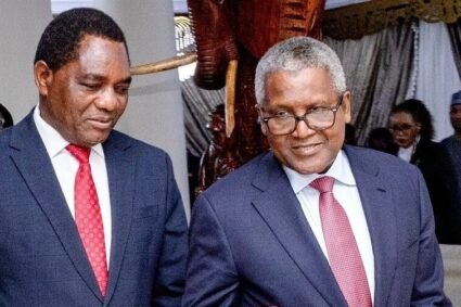 Dangote Group Deepens Strategic Partnership with Zambia, Eyes Energy and Industrial Expansion