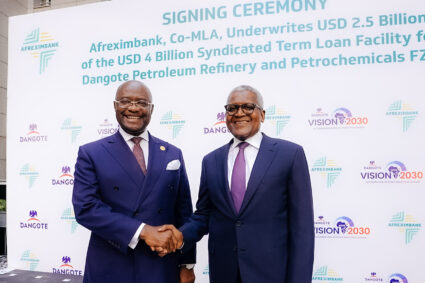 Afreximbank supports Dangote Group as it targets US$100 billion annual revenue by 2030